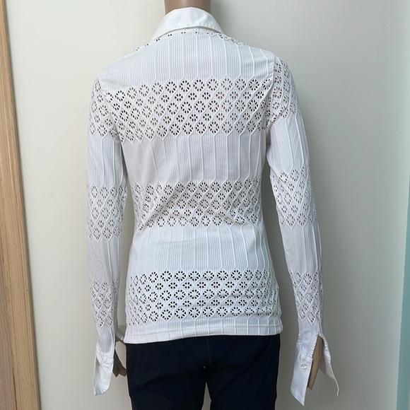 Anne Fontaine top white button front Carole - Picture 6 of 12